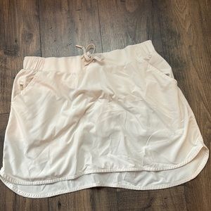 Cream tennis skirt
